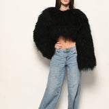 FGM bespoke Fluffy Cropped Bolero