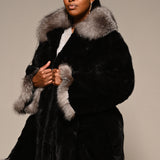 ON SALE- Mink Sections and Silver Fox Cape