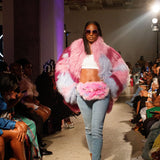 Multi colored Fluffy Bomber