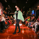 Dyed Curly Lamb Bolero Jackets