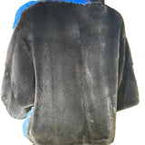 Blue chinchilla and ranch mink jacket
