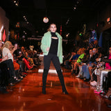 Dyed Curly Lamb Bolero Jackets