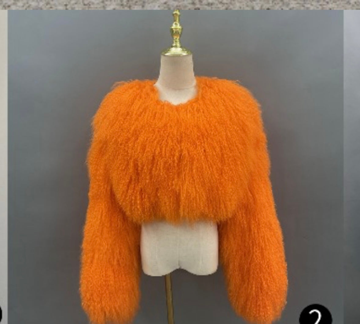 FGM bespoke Fluffy Cropped Bolero