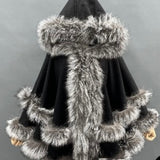 Bestseller: Hooded Cashmere with Fur Trim