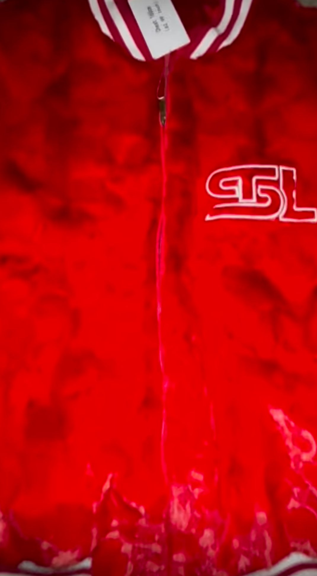 Woman’s STL 314 Red Bomber Jacket
