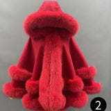 Bestseller: Hooded Cashmere with Fur Trim