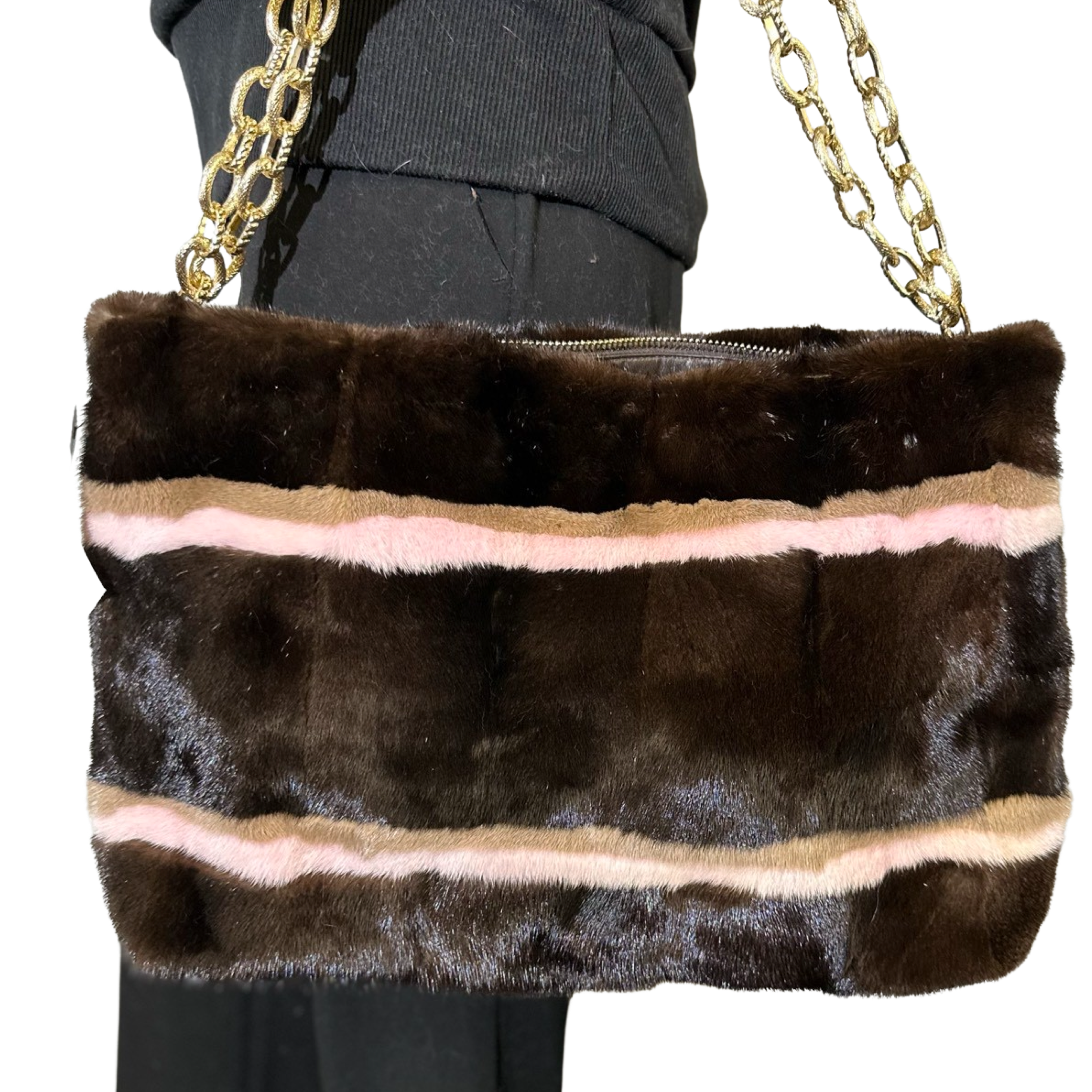 ON SALE- Large Mink Purse