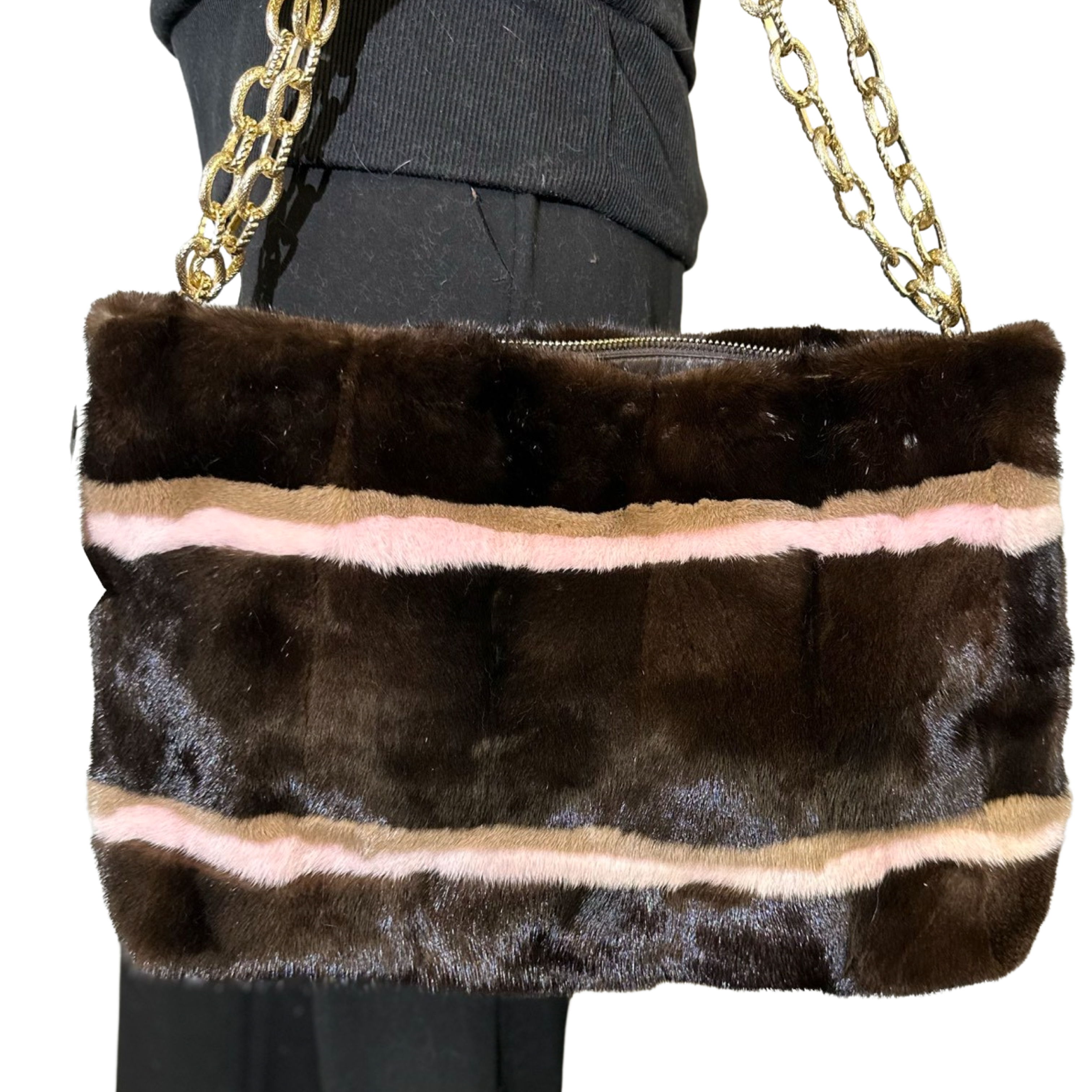 Large Mink Purse