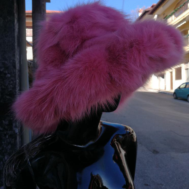 Furry Fox Bucket Hats (As worn by Yandy Smith)