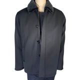 MENS MOUTON LINED MICROFIBER JACKET
