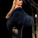 THE KIKI BOLERO JACKET- NAVY BLUE
