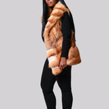 Natural Red Fox Vest Mid