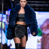 THE KIKI BOLERO JACKET- NAVY BLUE