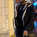 Mens Rex Chilla lined hooded jacket