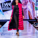 Full Length Hooded Fox Fur Vest