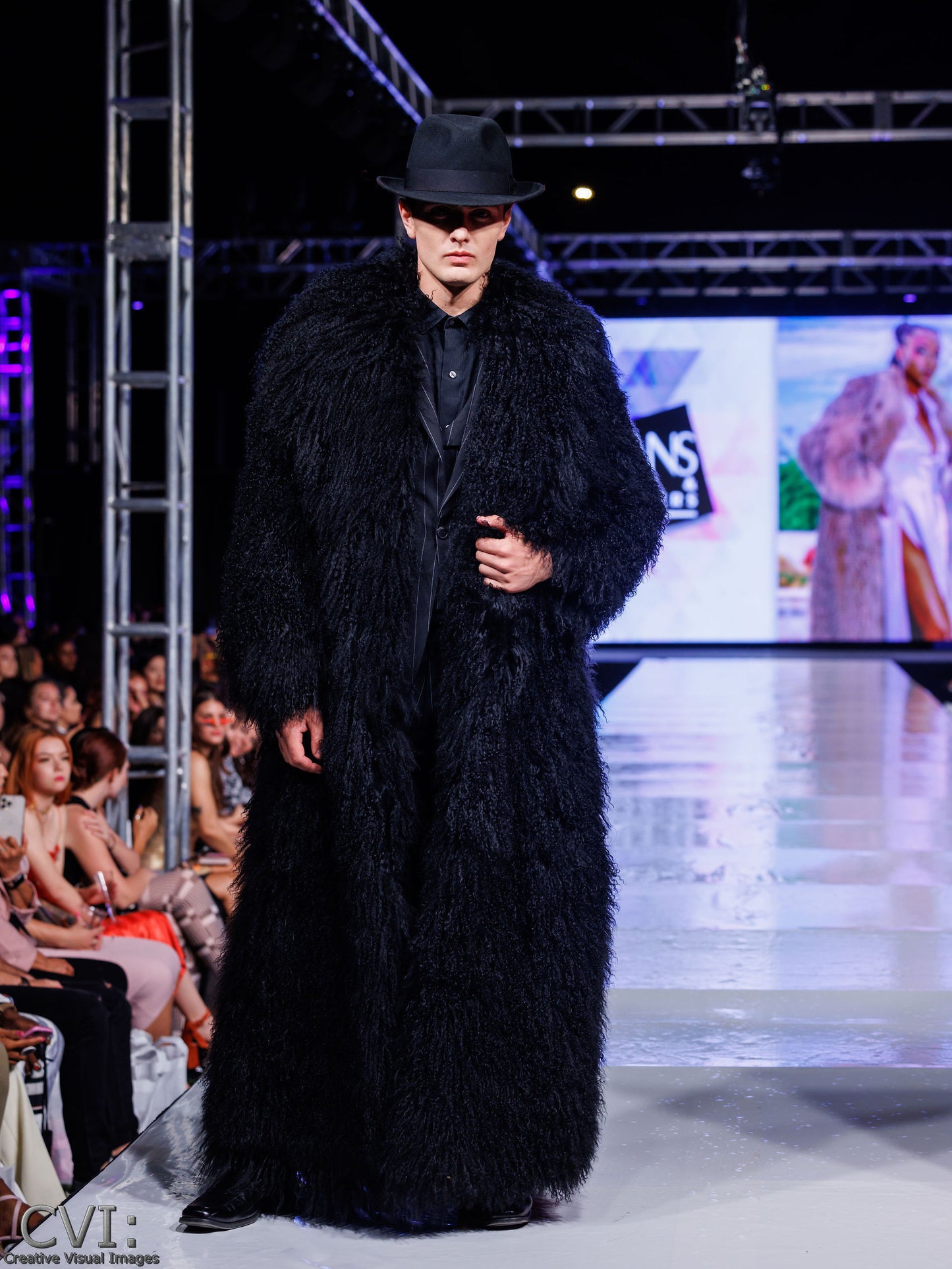 Unisex Full Length Tibetan Lamb Coat
