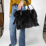The Tatum J Collection Fur Bags- Pocket Books
