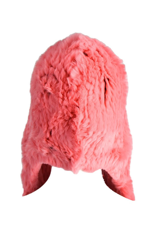 Knitted Rex Hooded Scarf