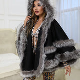 Bestseller: Hooded Cashmere with Fur Trim