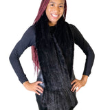 Knitted Mink Scarf