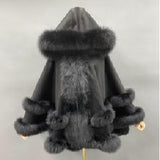 Bestseller: Hooded Cashmere with Fur Trim