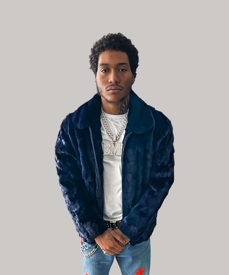 Mens Mink Bomber