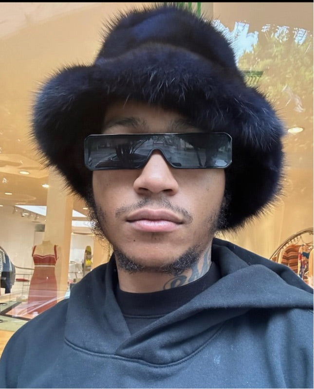 Mink bucket hats