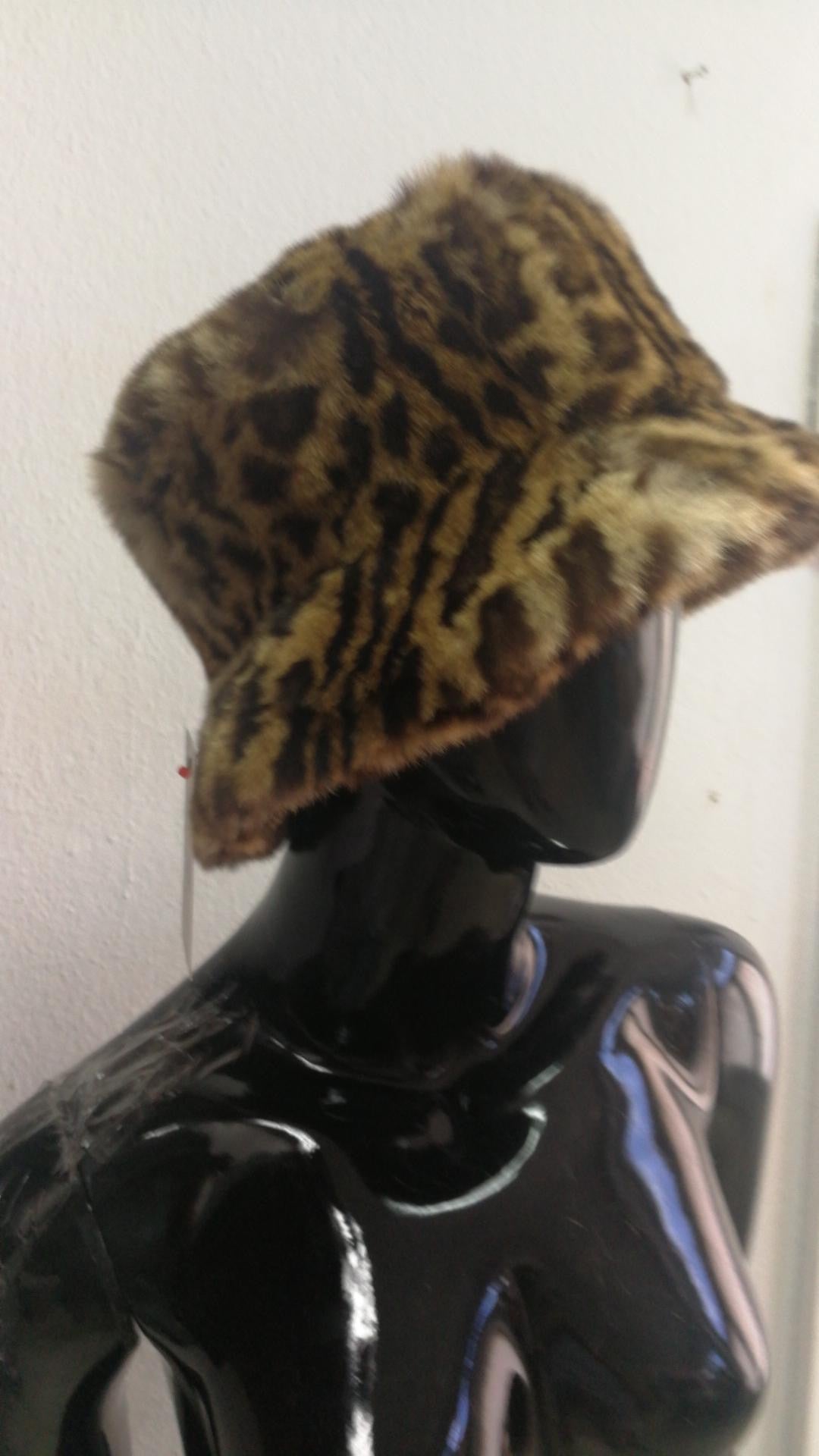 Mink bucket hats
