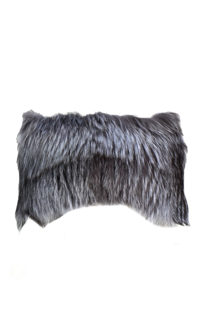 Knitted Silver Fox Stole cowl wrap around