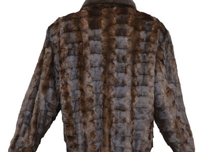 Mens Mink Section Bomber