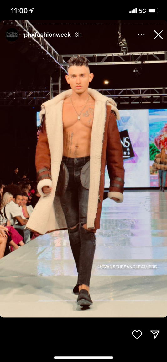Whiskey Mens Shearling
