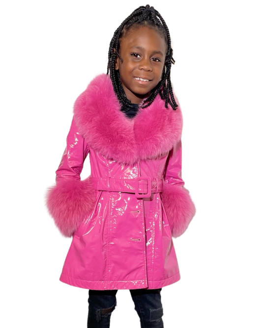 Kids Rain Slicker- Pink
