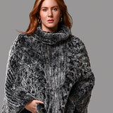 Knitted Rex Poncho