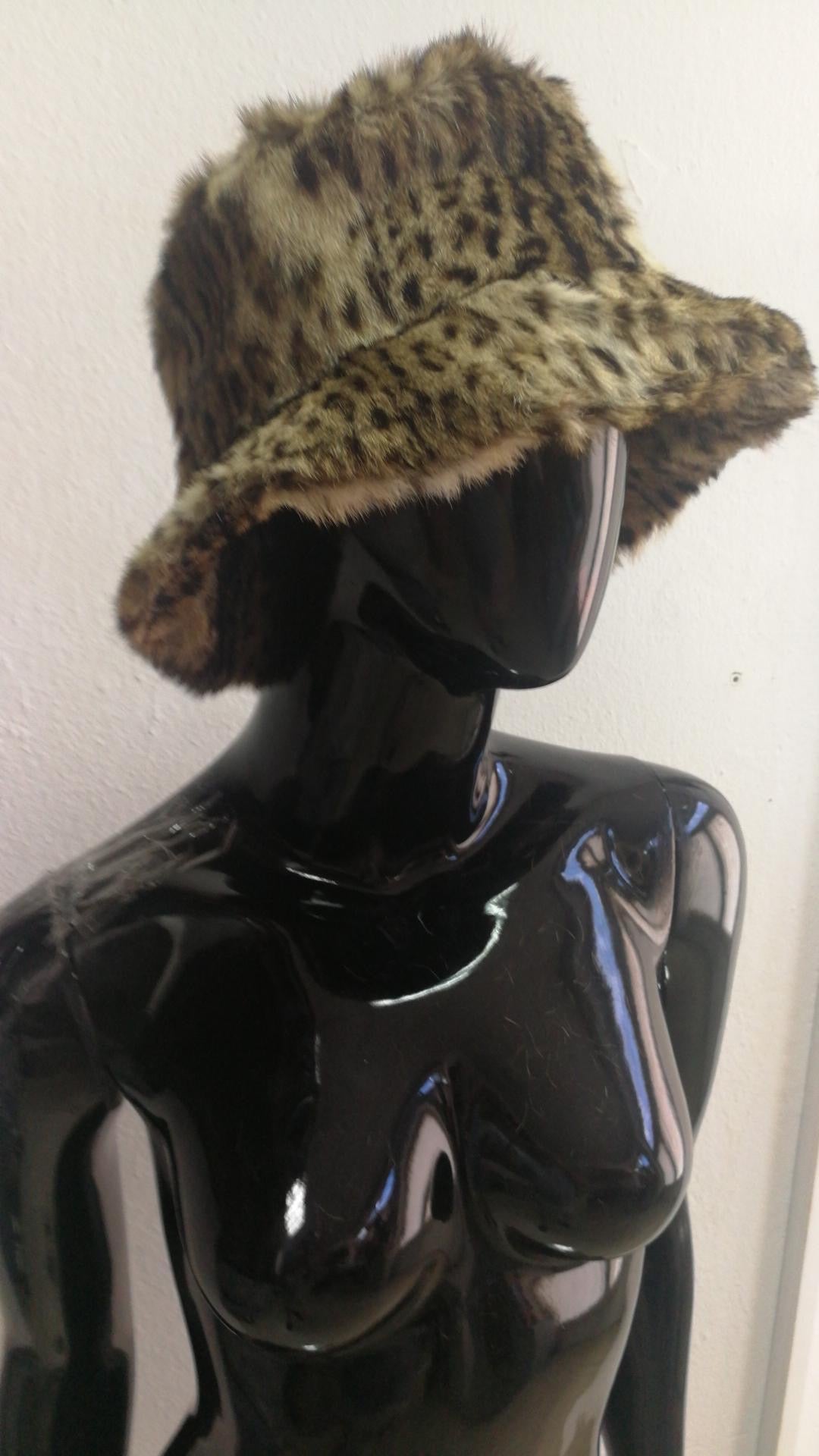 Mink bucket hats