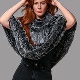 Knitted Rex Poncho