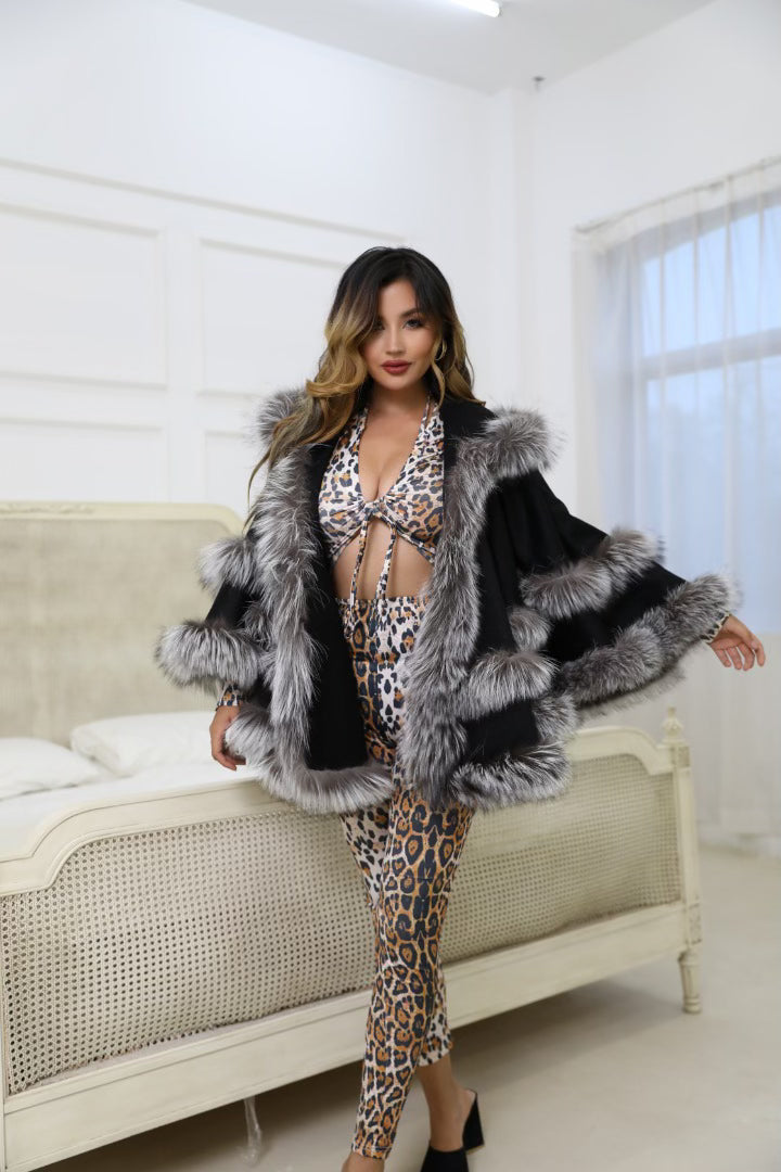 Bestseller: Hooded Cashmere with Fur Trim