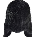 Knitted Rex Hooded Scarf