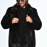 Mink Bomber Jacket