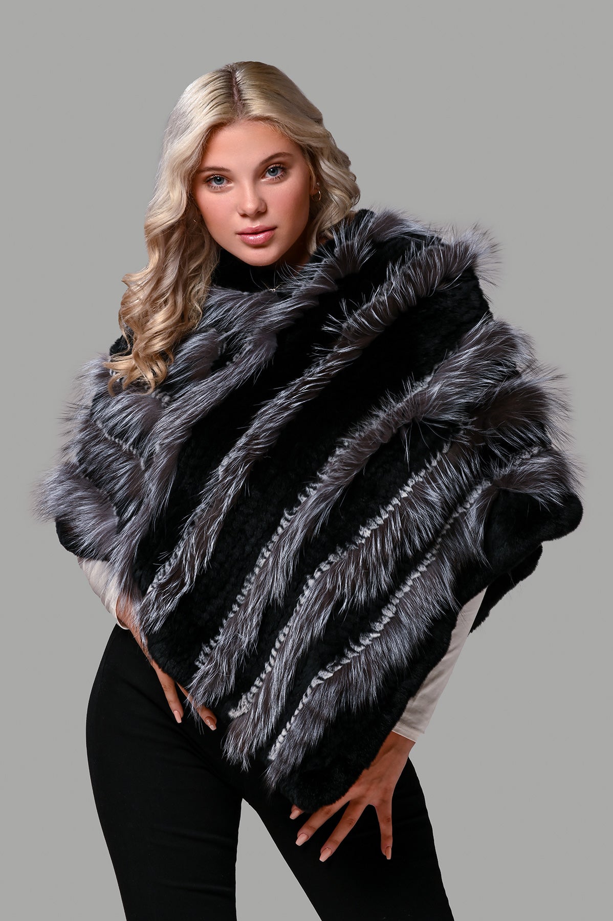 Black Rex Poncho