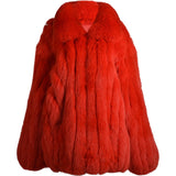 Mens dyed Bomber Jacket in Super Red