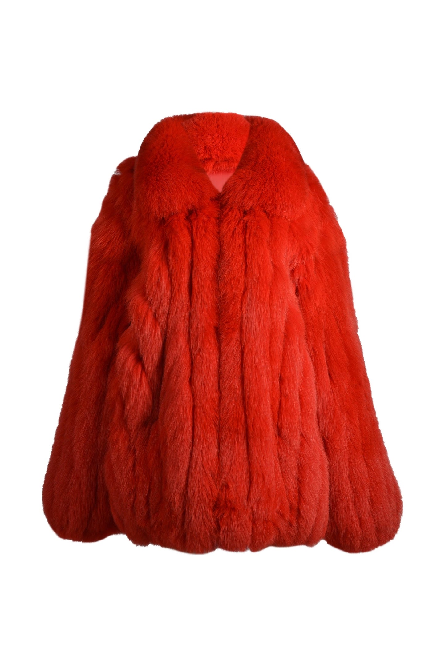 Mens dyed Bomber Jacket in Super Red