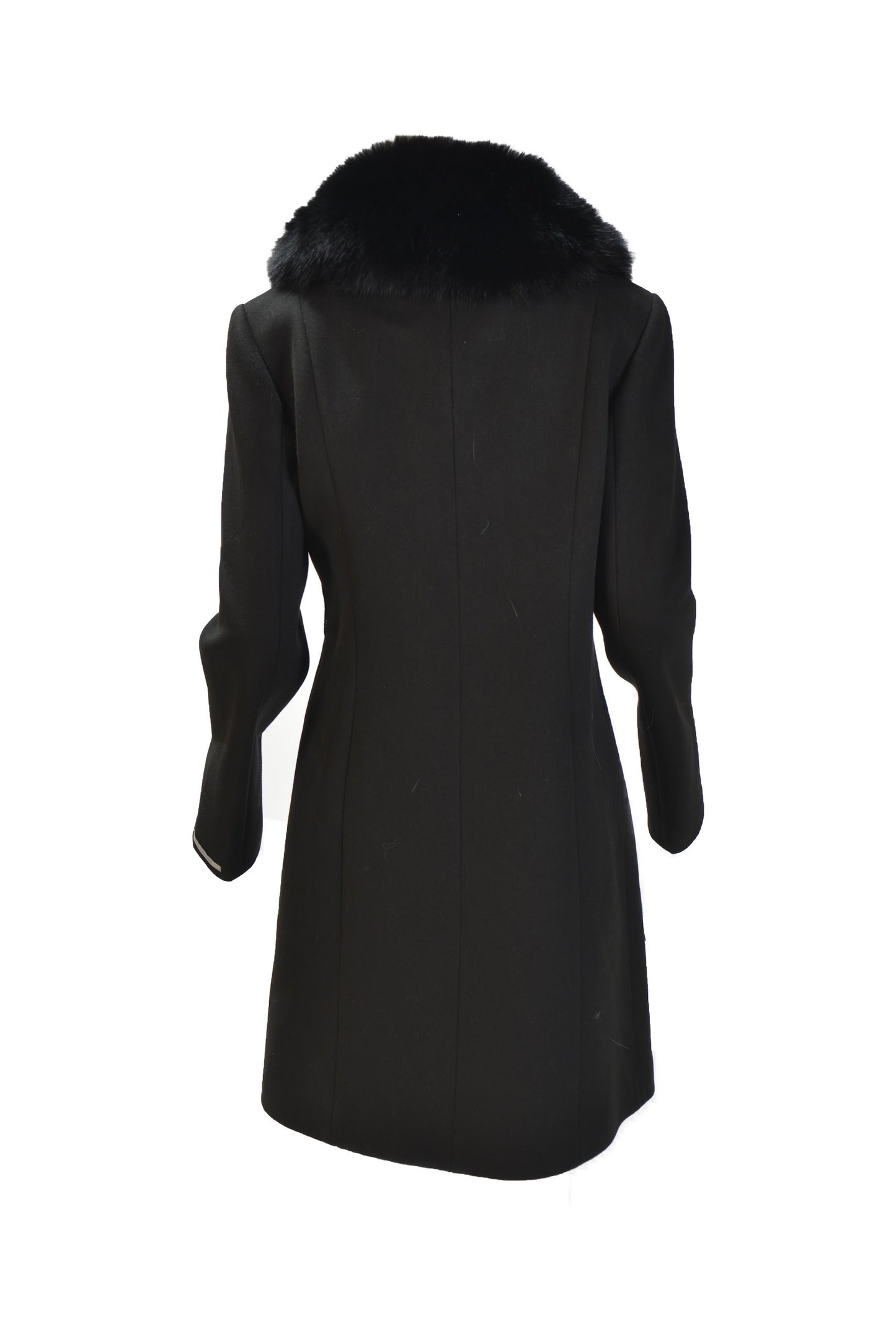 Unisex Cashmere blend coat with Oversized Collar